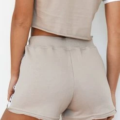 Lounge Underwear High Waisted Shorts - Mink 8 Lounge Underwear High Waisted Shorts - Mink