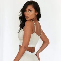 Lounge Underwear Leggings Sets Soft Chic Ribbed Bralette - Oatmeal 9 Lounge Underwear Leggings Sets Soft Chic Ribbed Bralette - Oatmeal