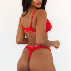 Lounge Underwear Liberty Balcony Bra (Set) - Red Bügel-BH Sets