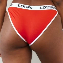 Lounge Underwear Outlet Bamboo Triangle Briefs - Red