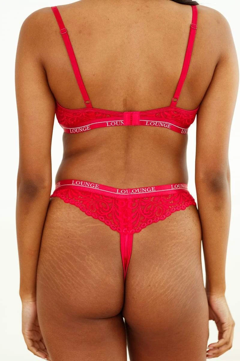 Lounge Underwear Outlet Outlet Silk Balcony Bra (Set) - Scarlett 7 Lounge Underwear Outlet Outlet Silk Balcony Bra (Set) - Scarlett