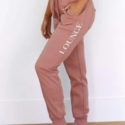 Lounge Underwear Outlet Rope Cord Joggers - Smoked Pink