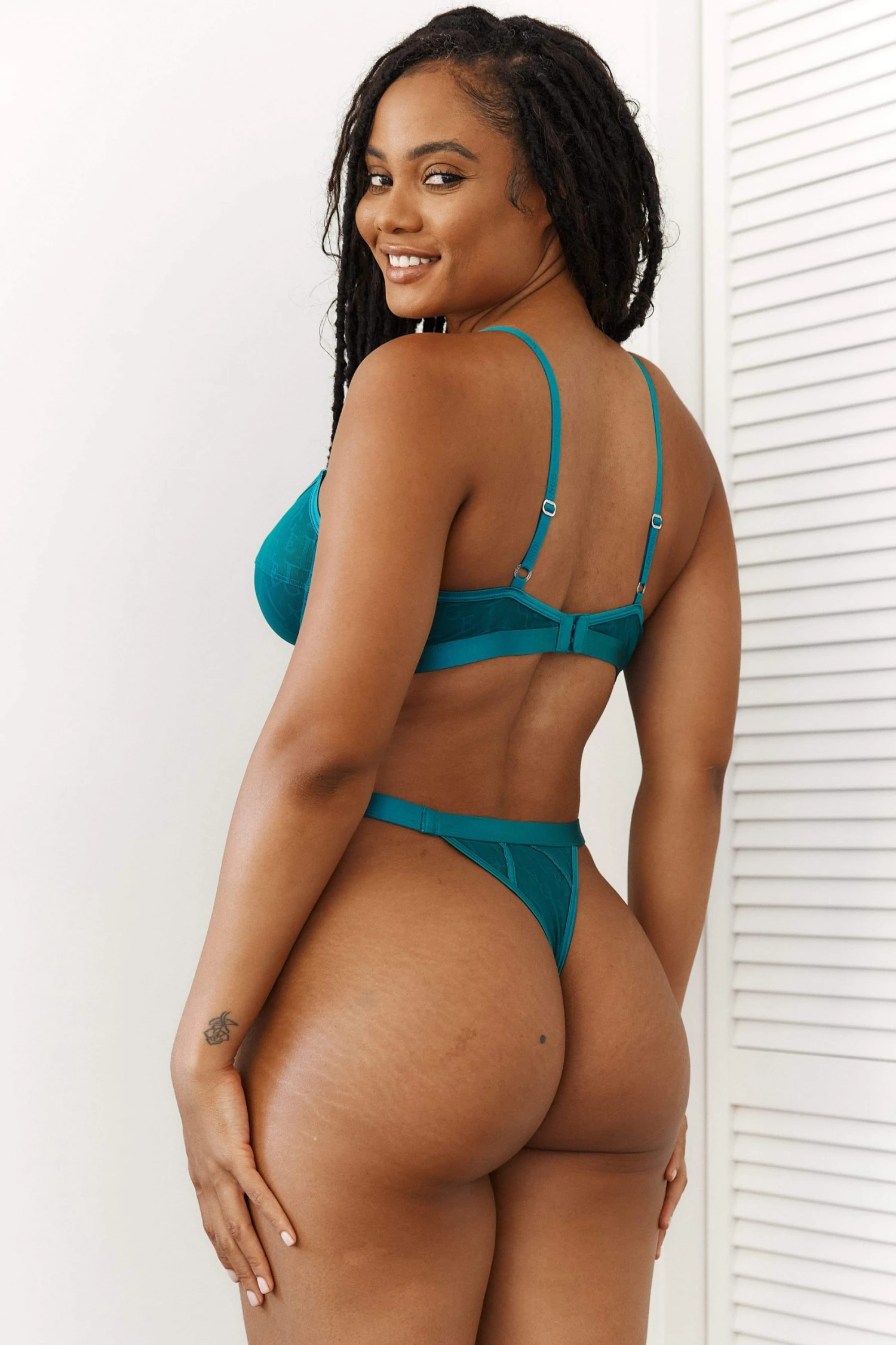 Lounge Underwear Chic Balcony Bra (Set) - Turquoise 4 Lounge Underwear Chic Balcony Bra (Set) - Turquoise