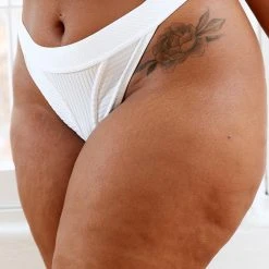 Lounge Underwear Bare Thong - White String Und Slip