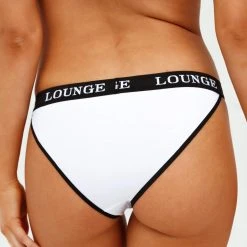 Lounge Underwear String Und Slip Bamboo Triangle Briefs - White