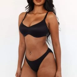 Lounge Underwear Sleek Mindful Bra (Set) - Black Bügel-BH Sets