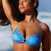 Lounge Underwear Neuheiten Floral Bikini Top - Blue 1 Lounge Underwear Neuheiten Floral Bikini Top - Blue