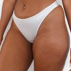 Lounge Underwear Sleek Mindful Thong - Frost String Und Slip