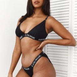 Lounge Underwear Bamboo Triangle Bra (Set) - All Black BH Ohne Bügel Sets 28 Lounge Underwear Bamboo Triangle Bra (Set) - All Black BH Ohne Bügel Sets