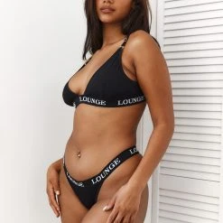 Lounge Underwear Bamboo Triangle Bra (Set) - All Black BH Ohne Bügel Sets 25 Lounge Underwear Bamboo Triangle Bra (Set) - All Black BH Ohne Bügel Sets