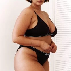 Lounge Underwear Bamboo Minimal Triangle Bra (Set) - Black BH Ohne Bügel Sets 33 Lounge Underwear Bamboo Minimal Triangle Bra (Set) - Black BH Ohne Bügel Sets