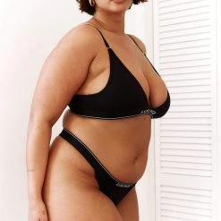 Lounge Underwear Bamboo Minimal Triangle Bra (Set) - Black BH Ohne Bügel Sets 25 Lounge Underwear Bamboo Minimal Triangle Bra (Set) - Black BH Ohne Bügel Sets