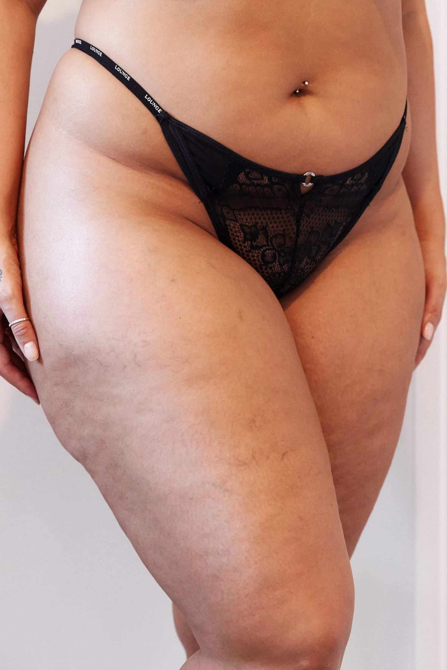 Lounge Underwear Sustainable Charmed Balcony Thong - Black 8 Lounge Underwear Sustainable Charmed Balcony Thong - Black