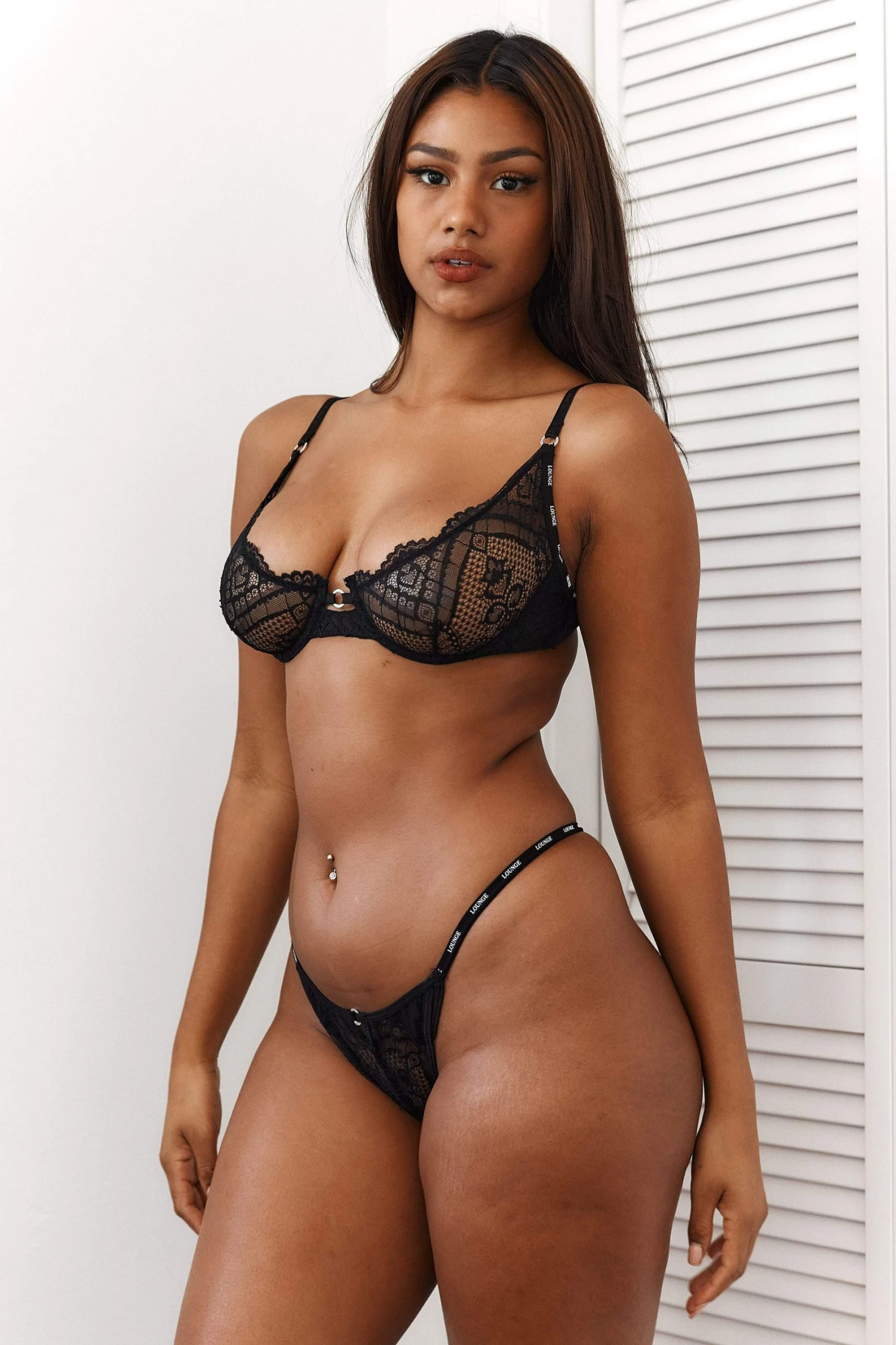 Lounge Underwear Sustainable Charmed Balcony Bra (Set) - Black 5 Lounge Underwear Sustainable Charmed Balcony Bra (Set) - Black