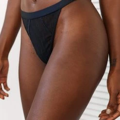 Lounge Underwear Chic Balcony Thong - Black 14 Lounge Underwear Chic Balcony Thong - Black