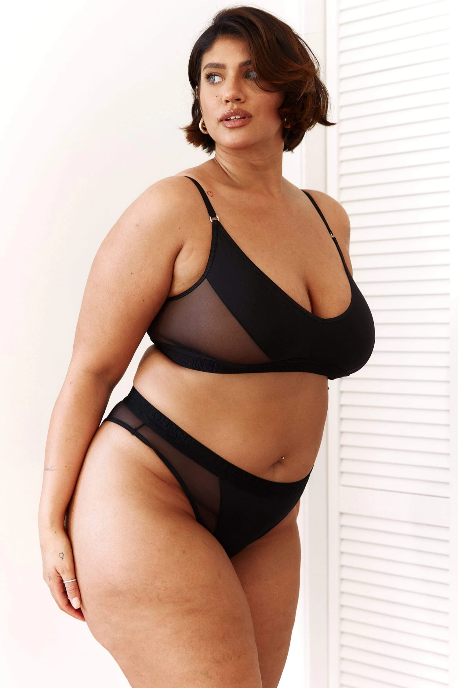 Lounge Underwear Contour Mesh Bra (Set) - Black BH Ohne Bügel Sets 21 Lounge Underwear Contour Mesh Bra (Set) - Black BH Ohne Bügel Sets