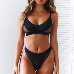 Lounge Underwear Contour Mesh Bra (Set) - Black BH Ohne Bügel Sets 31 Lounge Underwear Contour Mesh Bra (Set) - Black BH Ohne Bügel Sets