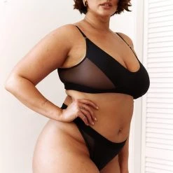 Lounge Underwear Contour Mesh Bra (Set) - Black BH Ohne Bügel Sets 29 Lounge Underwear Contour Mesh Bra (Set) - Black BH Ohne Bügel Sets