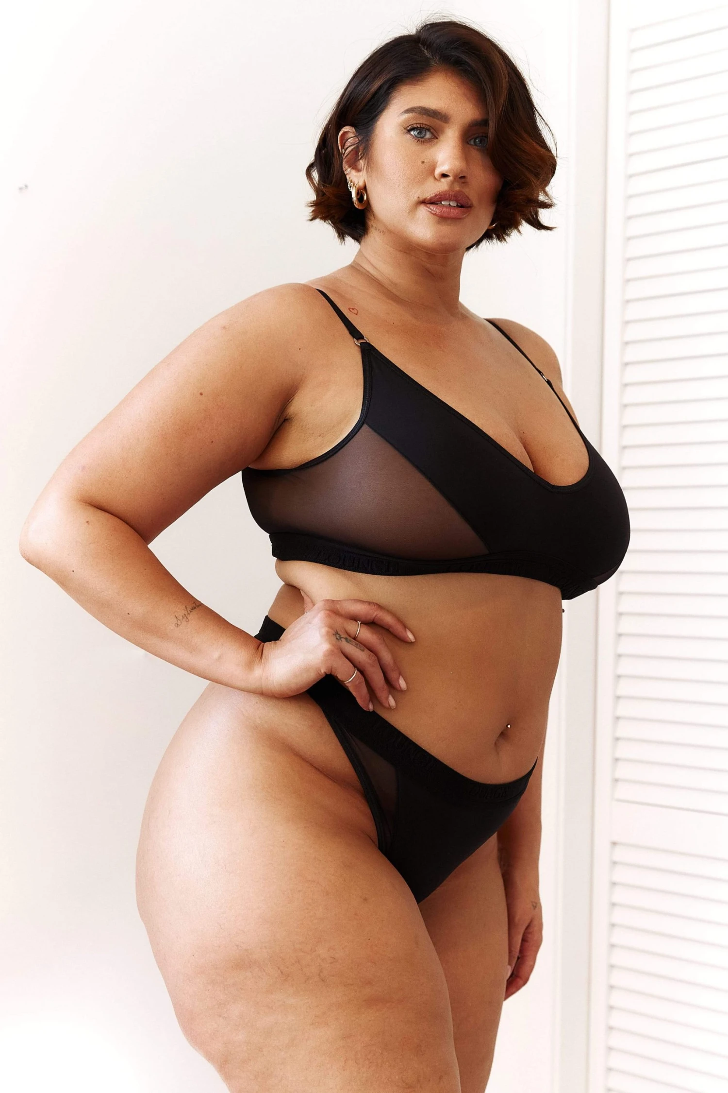 Lounge Underwear Contour Mesh Bra (Set) - Black BH Ohne Bügel Sets 9 Lounge Underwear Contour Mesh Bra (Set) - Black BH Ohne Bügel Sets