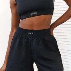 Lounge Underwear Essential Crop Top (Set) - Black 14 Lounge Underwear Essential Crop Top (Set) - Black
