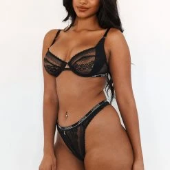 Lounge Underwear Liberty Balcony Bra (Set) - Black