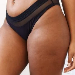 Lounge Underwear Mesh Briefs - Black String Und Slip 14 Lounge Underwear Mesh Briefs - Black String Und Slip