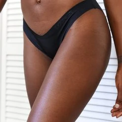 Lounge Underwear Seamless No Show Cheeky Briefs X2 - Black 8 Lounge Underwear Seamless No Show Cheeky Briefs X2 - Black