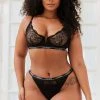 Lounge Underwear Outlet Outlet Royal Balcony Bra (Set) - Black 1 Lounge Underwear Outlet Outlet Royal Balcony Bra (Set) - Black