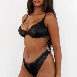 Lounge Underwear Bügel-BH Sets Sustainable Silk Balcony Bra (Set) - Black 13 Lounge Underwear Bügel-BH Sets Sustainable Silk Balcony Bra (Set) - Black