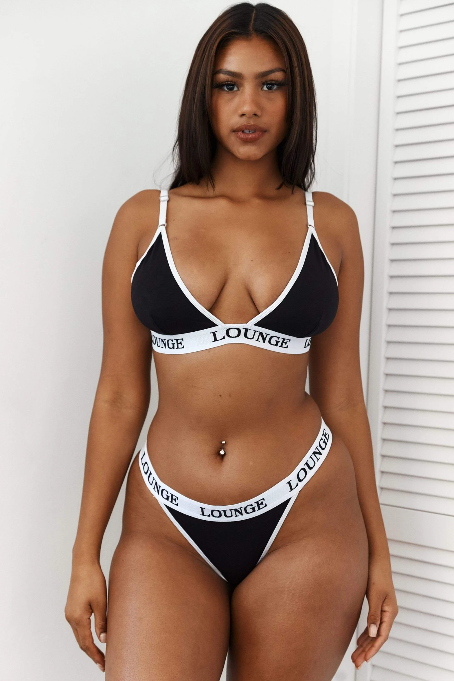 Lounge Underwear BH Ohne Bügel Sets Bamboo Triangle Bra (Set) - Black & White 6 Lounge Underwear BH Ohne Bügel Sets Bamboo Triangle Bra (Set) - Black & White