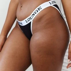 Lounge Underwear Bamboo Triangle Briefs - Black 8 Lounge Underwear Bamboo Triangle Briefs - Black