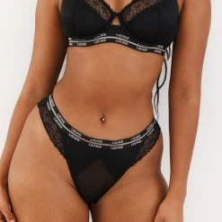 Lounge Underwear Vogue Balcony Bra (Set) - Black 34 Lounge Underwear Vogue Balcony Bra (Set) - Black