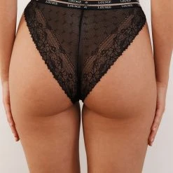 Lounge Underwear Vogue Balcony Briefs - Black