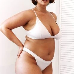 Lounge Underwear Bamboo Triangle Bra (Set) - All Cream BH Ohne Bügel Sets