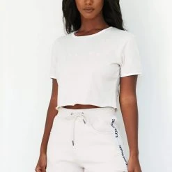 Lounge Underwear High Waisted Shorts - Cream