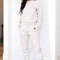 Lounge Underwear Outlet Signature Jumper - Cream Outlet