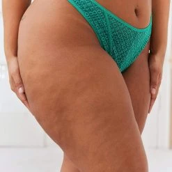 Lounge Underwear Outlet Icon Balcony Thong - Emerald