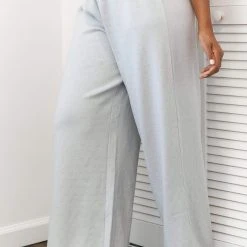 Lounge Underwear Schlaf Ruffle Pyjama Trousers - Frost 13 Lounge Underwear Schlaf Ruffle Pyjama Trousers - Frost