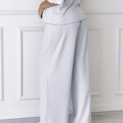 Lounge Underwear Soft Waffle Pyjama Trousers - Frost Schlaf