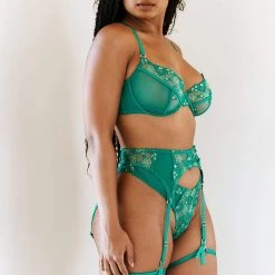 Lounge Underwear Harper Intimates Bra (Set) - Emerald 24 Lounge Underwear Harper Intimates Bra (Set) - Emerald