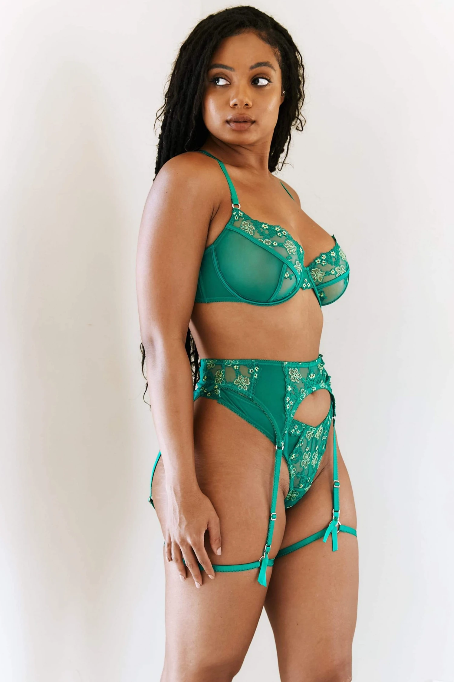 Lounge Underwear Harper Intimates Bra (Set) - Emerald 11 Lounge Underwear Harper Intimates Bra (Set) - Emerald