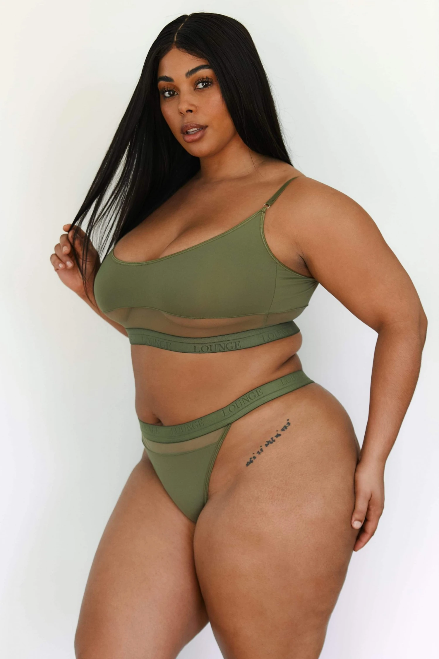 Lounge Underwear BH Ohne Bügel Sets Mesh Bra (Set) - Khaki 9 Lounge Underwear BH Ohne Bügel Sets Mesh Bra (Set) - Khaki