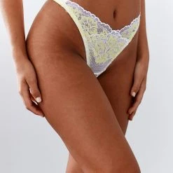Lounge Underwear Sustainable Luxe Balcony Thong - Lemon String Und Slip 14 Lounge Underwear Sustainable Luxe Balcony Thong - Lemon String Und Slip