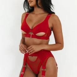 Lounge Underwear Luna Intimates Bra (Set) - Red
