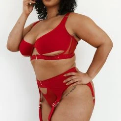 Lounge Underwear Luna Intimates Bra (Set) - Red