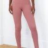 Lounge Underwear Outlet Reborn High Waisted Leggings (Set) - Smoked Pink 1 Lounge Underwear Outlet Reborn High Waisted Leggings (Set) - Smoked Pink