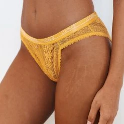 Lounge Underwear Liberty Balcony Briefs - Mustard String Und Slip