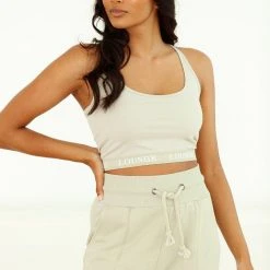 Lounge Underwear Outlet Two Piece Bralette & Cropped Jumper - Olive Outlet