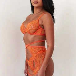 Lounge Underwear Paris Intimates Bra (Set) - Orange 14 Lounge Underwear Paris Intimates Bra (Set) - Orange