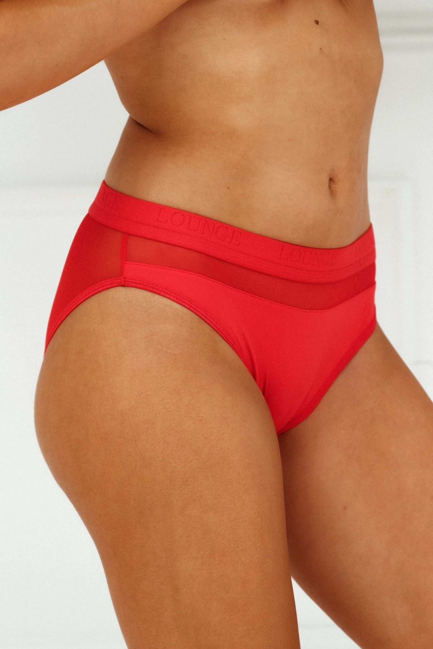 Lounge Underwear Mesh Briefs - Red String Und Slip 5 Lounge Underwear Mesh Briefs - Red String Und Slip